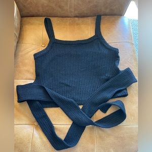 Madewell Sweater Tank with Tie, Size Small